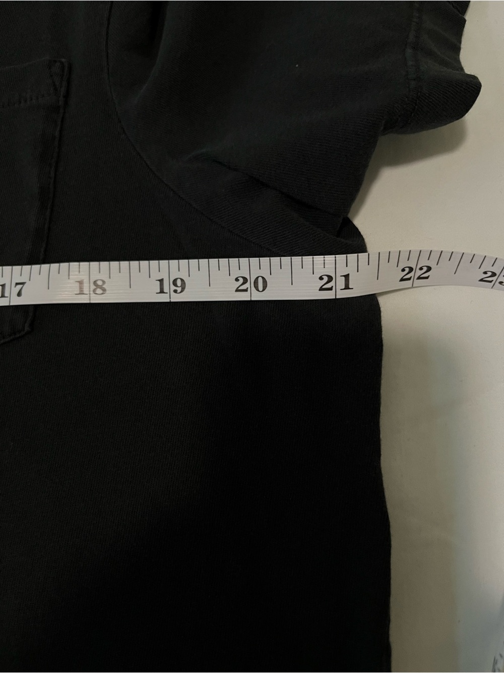 J. Crew Black Short-Sleeve Slim Washed Pocket Crewneck Tee - Picture 5 of 6